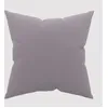 Image de Taie D'oreiller Unie 63x63 Cm Zzz Gris