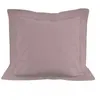 Image de Taie d'oreiller en coton 57 fils 63x63 cm UNI vieux rose, par Soleil d'ocre