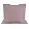 Image de Taie D'oreiller En Coton 57 Fils 63x63 Cm Uni Vieux Rose, Par Soleil D'ocre