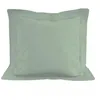 Image de Taie d'oreiller en coton 57 fils 63x63 cm UNI vert d'eau, par Soleil d'ocre