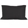 Image de Taie d'oreiller en coton 50x75 cm PERCALE anthracite, par Soleil d'ocre