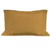Image de Taie d'oreiller en coton 57 fils 50x70 cm UNI moutarde, par Soleil d'ocre