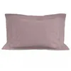 Image de Taie d'oreiller en coton 57 fils 50x70 cm UNI vieux rose, par Soleil d'ocre