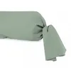 Image de Taie de traversin en coton 57 fils 45x185 cm UNI vert d'eau, par Soleil d'ocre
