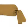 Image de Taie de traversin en coton 57 fils 45x135 cm UNI moutarde, par Soleil d'ocre
