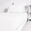 Image de Drap Housse Uni 80x190 Cm Zzz Blanc