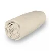 Image de Drap Housse En Coton 160x200 Cm Percale Ecru, Par Soleil D'ocre