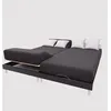 Image de Drap Housse Tpr En Coton 57 Fils 2x70x190 Cm Uni Noir, Par Soleil D'ocre