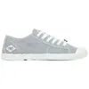 Image de Le Temps Des Cerises - Basket Basse Ã Rayures Bleu Pour Femme Basic Strip Shinny - Bleu - 39