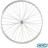 Image de Roue Vtt 26" Av Ecrou Axe Plein V-Brake Jante Argent Mach1 M110 Evo Moy Miche Magnum 36 T