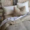 Image de Housse De Couette Stonewashed En Lin Blanc 240 X 220