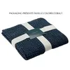 Image de Plaid En Coton Cobalt 140x200 Cm Cm