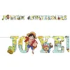 Image de GUIRLANDE PAPIER ANNIVERSAIRE ONE PIECE 2.5M