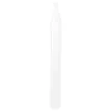 Image de 2 BOUGIES FLAMBEAUX CANNELÉE 25CM 7H BLANC