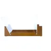 Image de Meuble de rangement Enova Hifi VR 40 WP Bois et Transparent pour disques vinyle