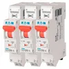 Image de Lot De 3 Disjoncteurs Auto 10a Plg, Ph+n, Borne Ã  Ressort, 4,5ka (en 60898) Courbe C - Eaton