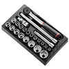 Image de Module de clÃ©s Ã  cliquet + douilles 1/2'' FACOM MOD.S161-36PB - 23 piÃ¨ces