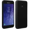 Image de Coque pour Samsung Galaxy J3 2018 Silicone Semi-rigide Mat Finition Soft Touch Avizar Noir