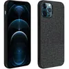 Image de Avizar Coque pour iPhone 12 Pro Max Hybride Finition Tissu Ultra-fine Lavable à l'eau Gris
