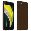 Image de Avizar Coque pour iPhone SE 2020 / 8 / 7 Rigide Finition Tissu Ultra-fine Lavable à l'eau Marron