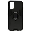 Image de Avizar Coque pour Xiaomi Poco M3 Rigide Antichoc Bague Métallique Support Vidéo Noir