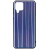 Image de Avizar Coque pour Samsung Galaxy A42 Bi-matière Holographique Brillant Fine Légère Bleu Nuit