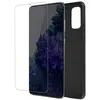 Image de Coque pour Samsung Galaxy S20 FE Souple Noir et Verre Trempé 9HAvizar Transparent