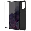 Image de Coque pour Samsung Galaxy S20 Souple Noir et Verre Trempé 9H Avizar Contour Noir