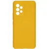 Image de Coque pour Samsung Galaxy A53 5G Silicone Semi-rigide Finition Soft-touch Fine Avizar Jaune