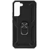 Image de Coque pour Samsung Galaxy S22 Plus Antichoc Bi-matière Bague Support Vidéo Avizar Noir