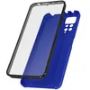 Image de Coque pour Xiaomi Redmi Note 11 et Note 11s Intégrale Arrière Rigide Transparent et Avant Souple Avizar bleu