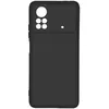 Image de Coque pour Xiaomi Poco X4 Pro 5G Silicone Semi-rigide Finition Soft-touch Fine Avizar noir