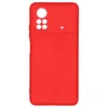 Image de Coque pour Xiaomi Poco X4 Pro 5G Silicone Semi-rigide Finition Soft-touch Fine Avizar rouge