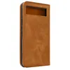 Image de Étui Portefeuille pour Google Pixel 6a Porte-cartes Soft-touch Clapet aimanté Avizar Camel