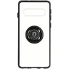 Image de Coque pour Samsung Galaxy S10 Bi-matière Bague Métallique Support Vidéo Avizar noir