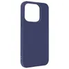 Image de Coque pour iPhone 14 Pro Silicone Flexible Finition Mate Anti-traces Avizar bleu nuit