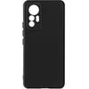 Image de Coque pour Xiaomi 12 Lite Silicone Semi-rigide Finition Soft-touch Fine Avizar noir