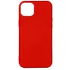 Image de Coque pour iPhone 14 Silicone Semi-rigide Finition Soft-touch Fine Avizar rouge