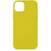 Image de Coque pour iPhone 14 Plus Silicone Semi-rigide Finition Soft-touch Fine Avizar jaune