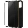 Image de Coque pour iPhone 14 Pro Souple Noir et Verre Trempé 9H Avizar Contour Noir