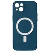 Image de Coque pour iPhone 14 Plus Compatible Magsafe Protection Semi Rigide Soft-Touch Avizar bleu