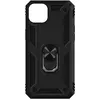 Image de Coque pour iPhone 14 Antichoc Bi-matière Bague Support Vidéo Avizar noir