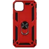 Image de Coque pour iPhone 14 Antichoc Bi-matière Bague Support Vidéo Avizar rouge