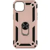 Image de Coque pour iPhone 14 Antichoc Bi-matière Bague Support Vidéo Avizar rose gold