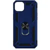 Image de Coque pour iPhone 14 Plus Antichoc Bi-matière Bague Support Vidéo Avizar bleu nuit