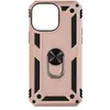 Image de Coque pour iPhone 14 Pro Antichoc Bi-matière Bague Support Vidéo Avizar rose gold