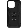 Image de Coque pour iPhone 14 Pro Max Antichoc Bi-matière Bague Support Vidéo Avizar noir