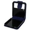Image de Étui pour Samsung Galaxy Z Flip 4 Clapet avec Languette Magnétique Avizar Bleu Nuit