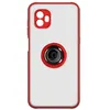 Image de Coque pour Samsung Galaxy Xcover 6 Pro Bi-matière Bague Métallique Support Vidéo Avizar rouge