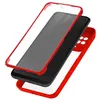 Image de Coque pour Xiaomi Redmi 10C Dos Plexiglas Avant Polymère Coins Renforcés Avizar Contour rouge